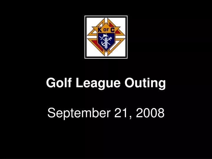 golf league outing