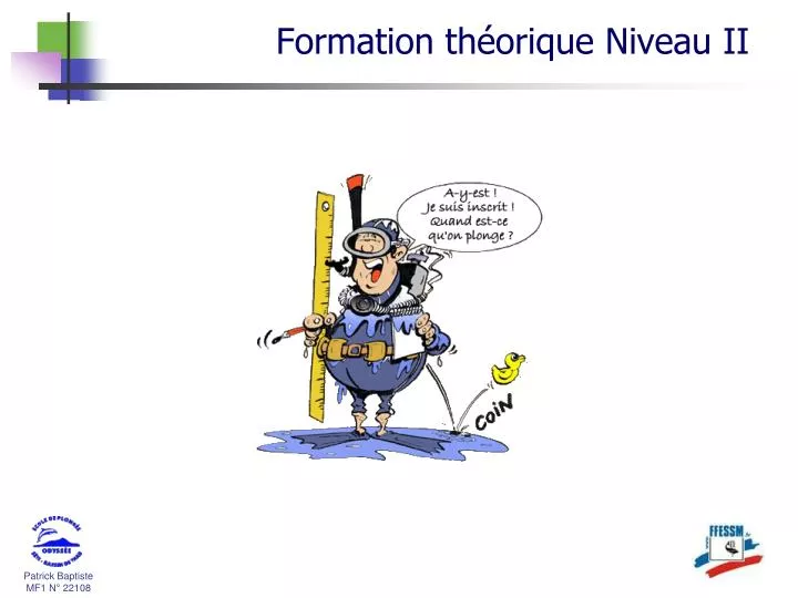 formation th orique niveau ii