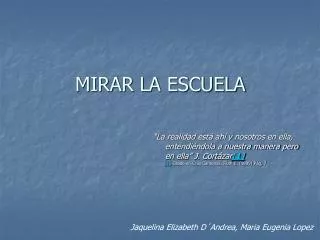 mirar la escuela