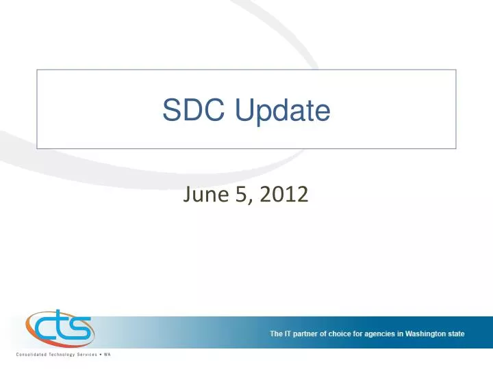 sdc update