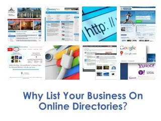 Why List Your Business On Online Directories ?