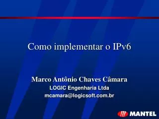 como implementar o ipv6