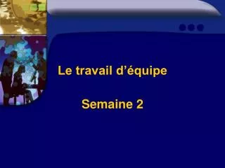 le travail d quipe