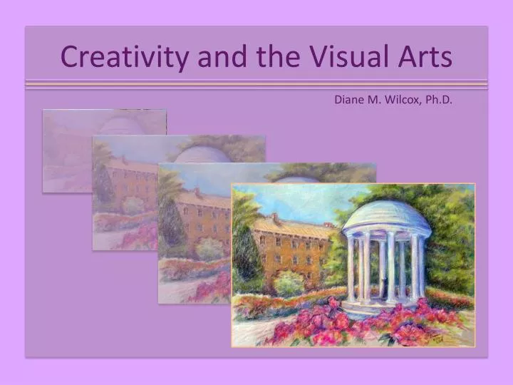 creativity and the visual arts