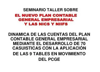 seminario taller sobre