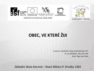 z kladn kola karvin nov m sto t dru by 1383