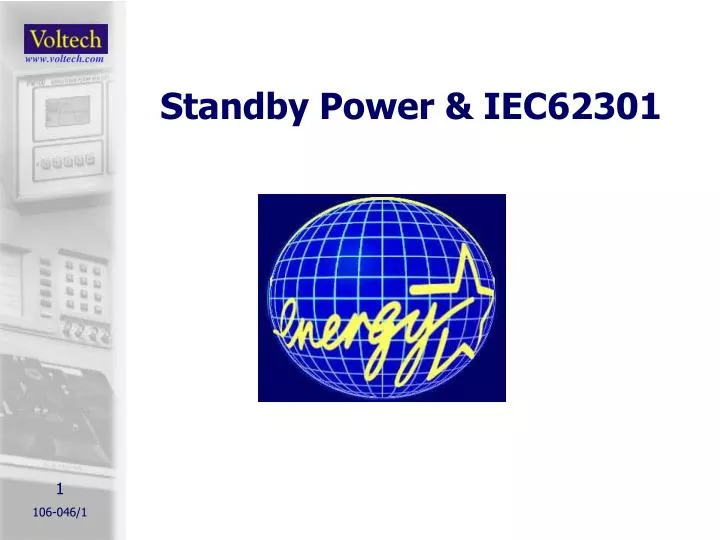 standby power iec62301