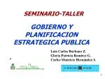 SEMINARIO-TALLER - slide 1