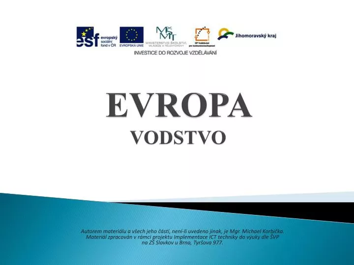 evropa vodstvo