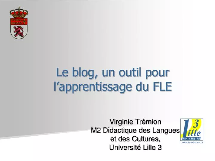 le blog un outil pour l apprentissage du fle