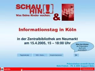 informationstag in k ln