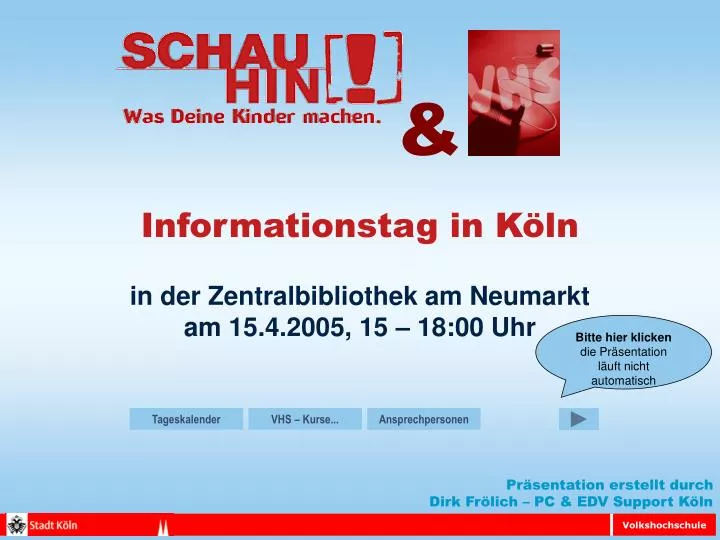 informationstag in k ln