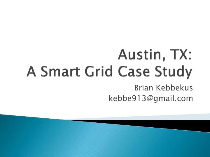 austin tx a smart grid case study