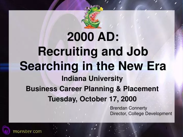2000 ad recruiting and job searching in the new era