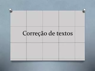 corre o de textos