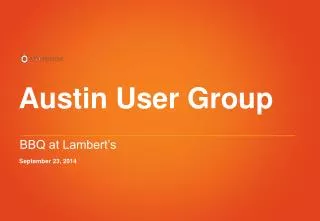 Austin User Group