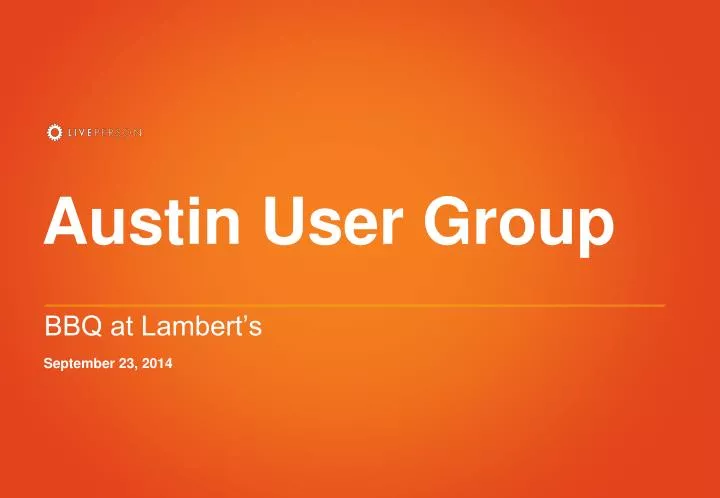 austin user group