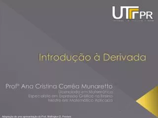 introdu o derivada
