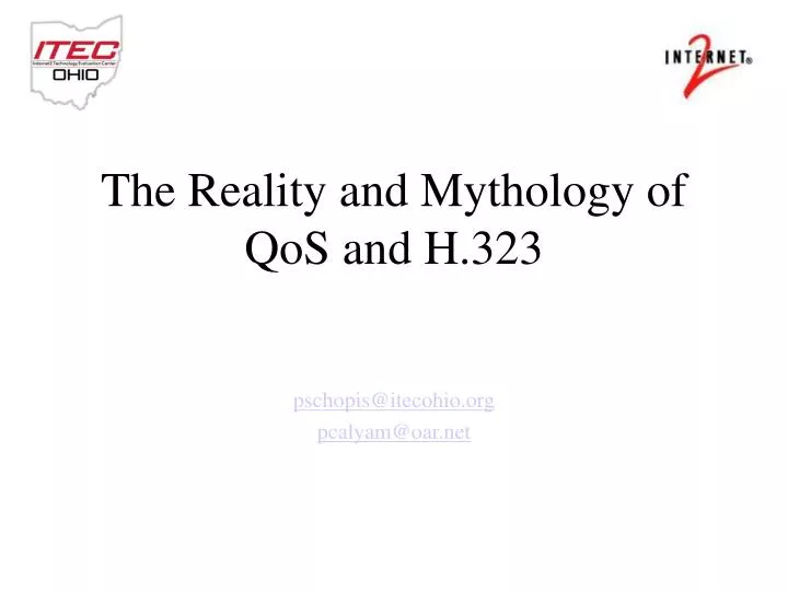 the reality and mythology of qos and h 323