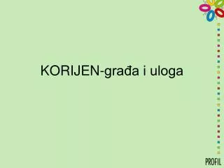 korijen gra a i uloga