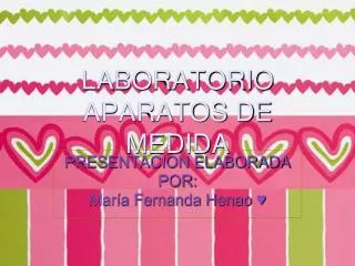 laboratorio aparatos de medida