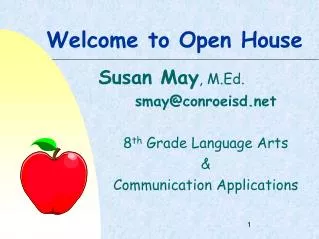 Welcome to Open House