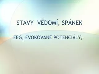 stavy v dom sp nek