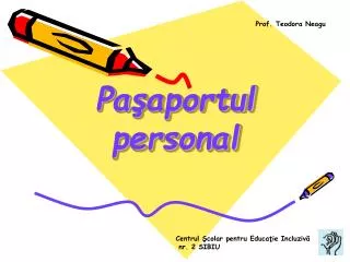 pa aport ul personal