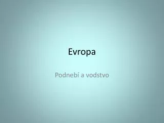 evropa