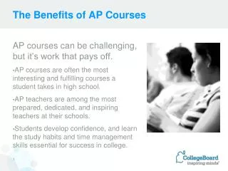 The Benefits of AP Courses