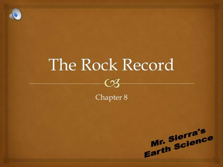 the rock record