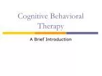 Cognitive Behavioral Therapy - slide 1