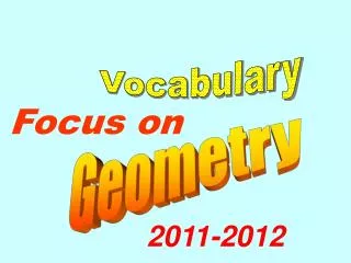 Vocabulary