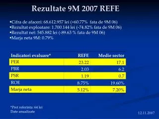 rezultate 9m 2007 refe