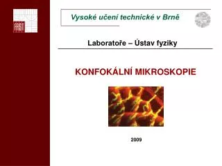 vysok u en technick v brn