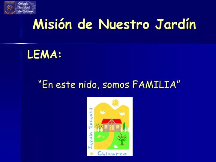 PPT - Misión De Nuestro Jardín PowerPoint Presentation, Free Download ...