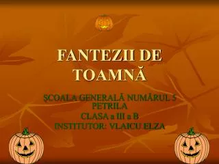 fantezii de toamn