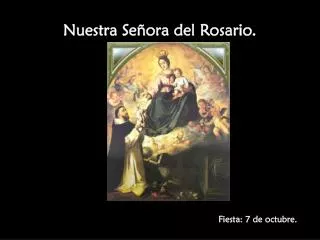 nuestra se ora del rosario