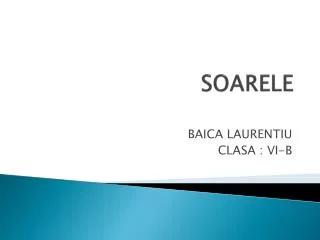 soarele