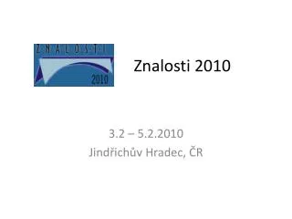 Znalosti 2010