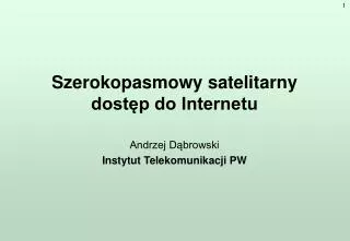 szerokopasmowy satelitarny dost p do internetu