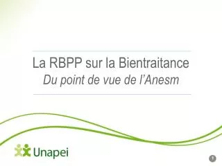 la rbpp sur la bientraitance du point de vue de l anesm
