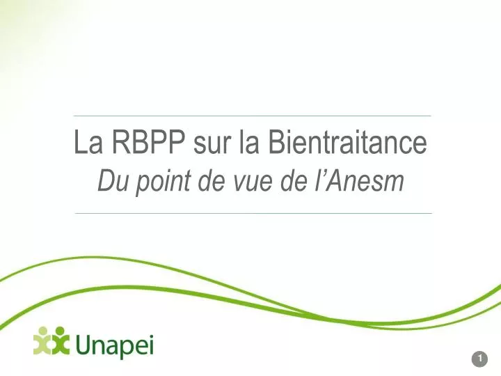 la rbpp sur la bientraitance du point de vue de l anesm