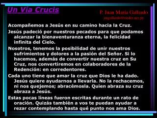 un v a crucis