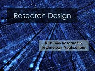 Research Design