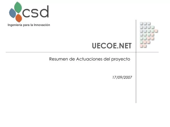 uecoe net