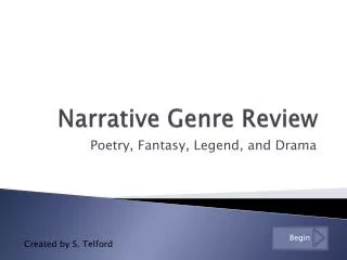 Narrative Genre Review