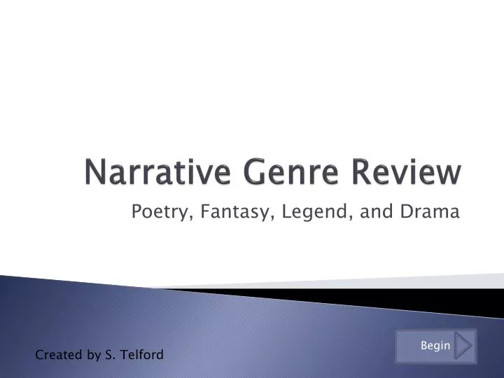 narrative genre review