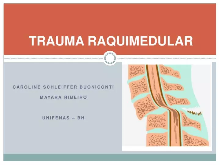 trauma raquimedular