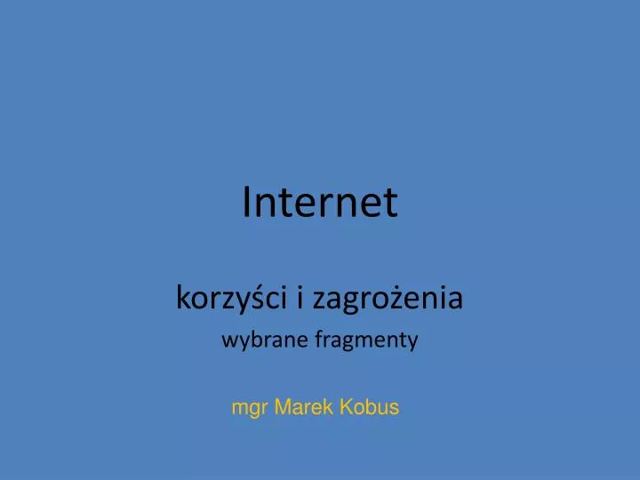 internet